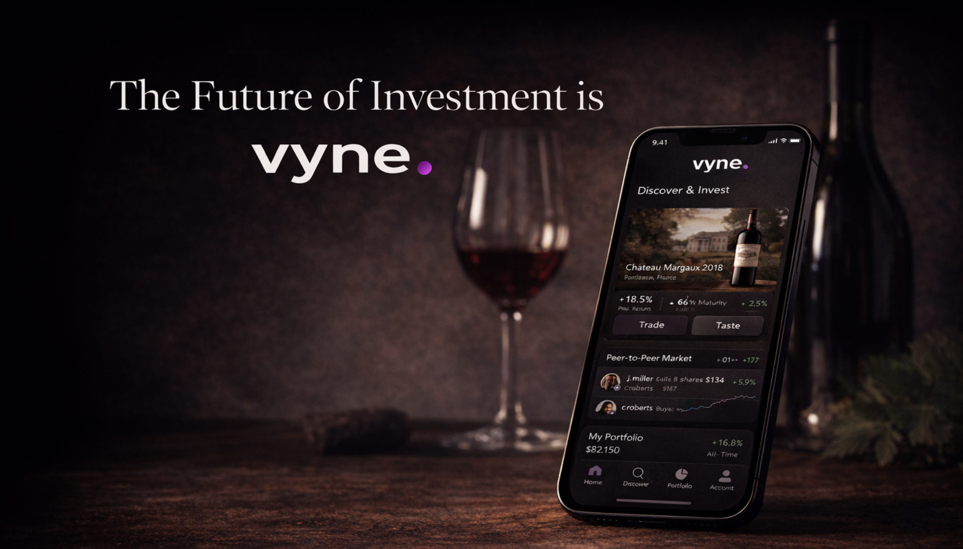 Vyne: Fine Wine Investment Platform